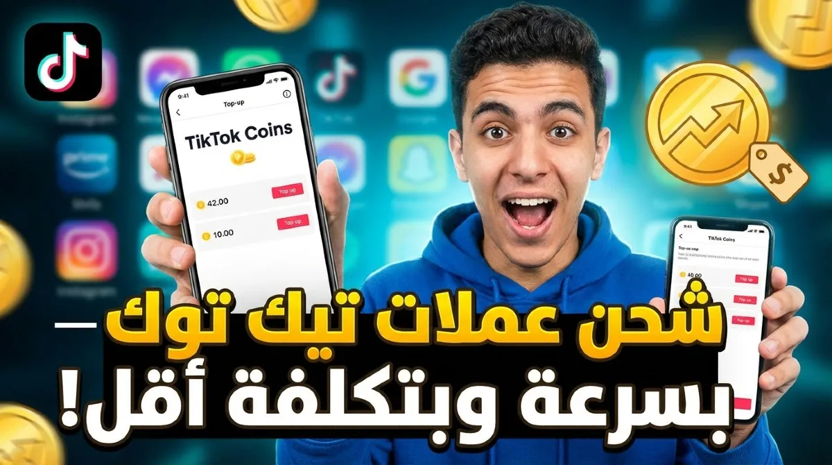 🪙 شحن كوينز تيك توك — بسرعة وبثمن مناسب!